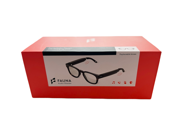 Fauna Bluetooth Audio Glasses Incl. Charging Case【Levia Black】