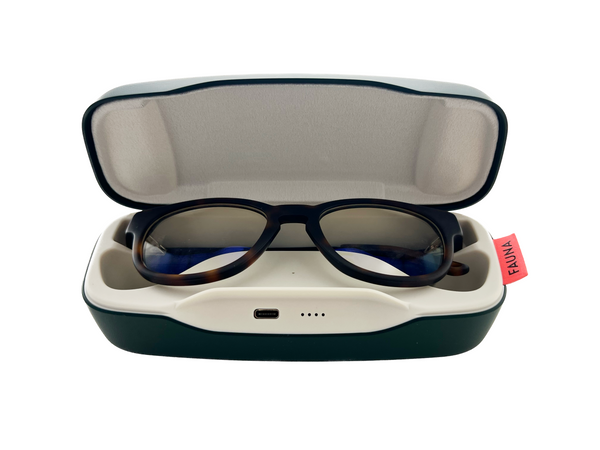 Fauna Bluetooth Audio Glasses Incl. Charging Case【Levia Black】