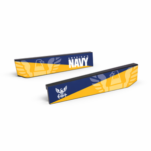 Two navy-themed blades with 'America's Navy' text and logo on a white background.