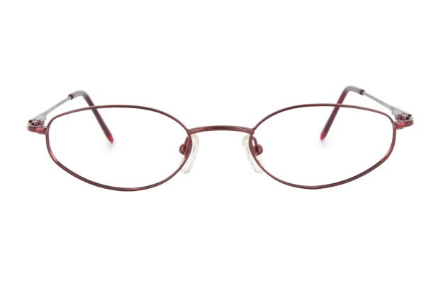 Burgundy Accent Eyeglass Frames - Fashionable eyeglasses with CR-39 Plastic single vision lenses from Frame of Choice