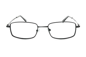 Cutter and Buck - Torrey Pines rectangular style metal eyeglass frames in gunmetal